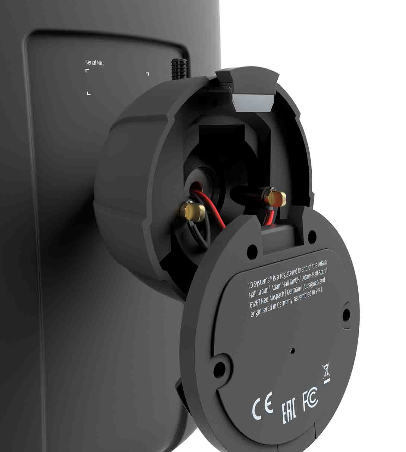 LD Systems DQOR 8 B, 8" Two-Way Passive In/Out Door Installation Loudspeaker 8 Ohm - Black - Hollywood DJ