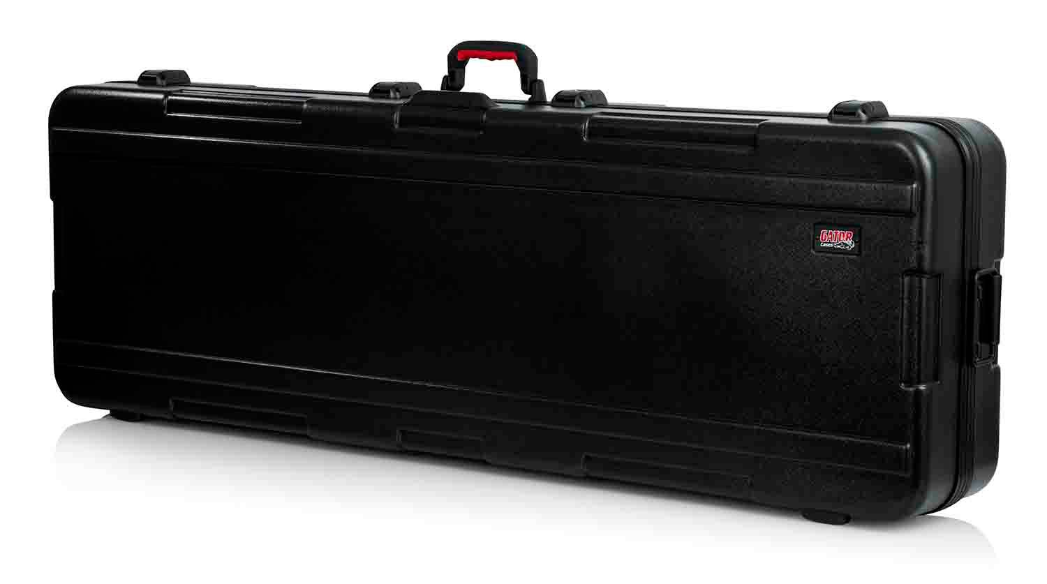 Gator Cases GTSA-KEY88D Keyboard Case for Extra Deep 88-note Keyboards with Wheels - Hollywood DJ