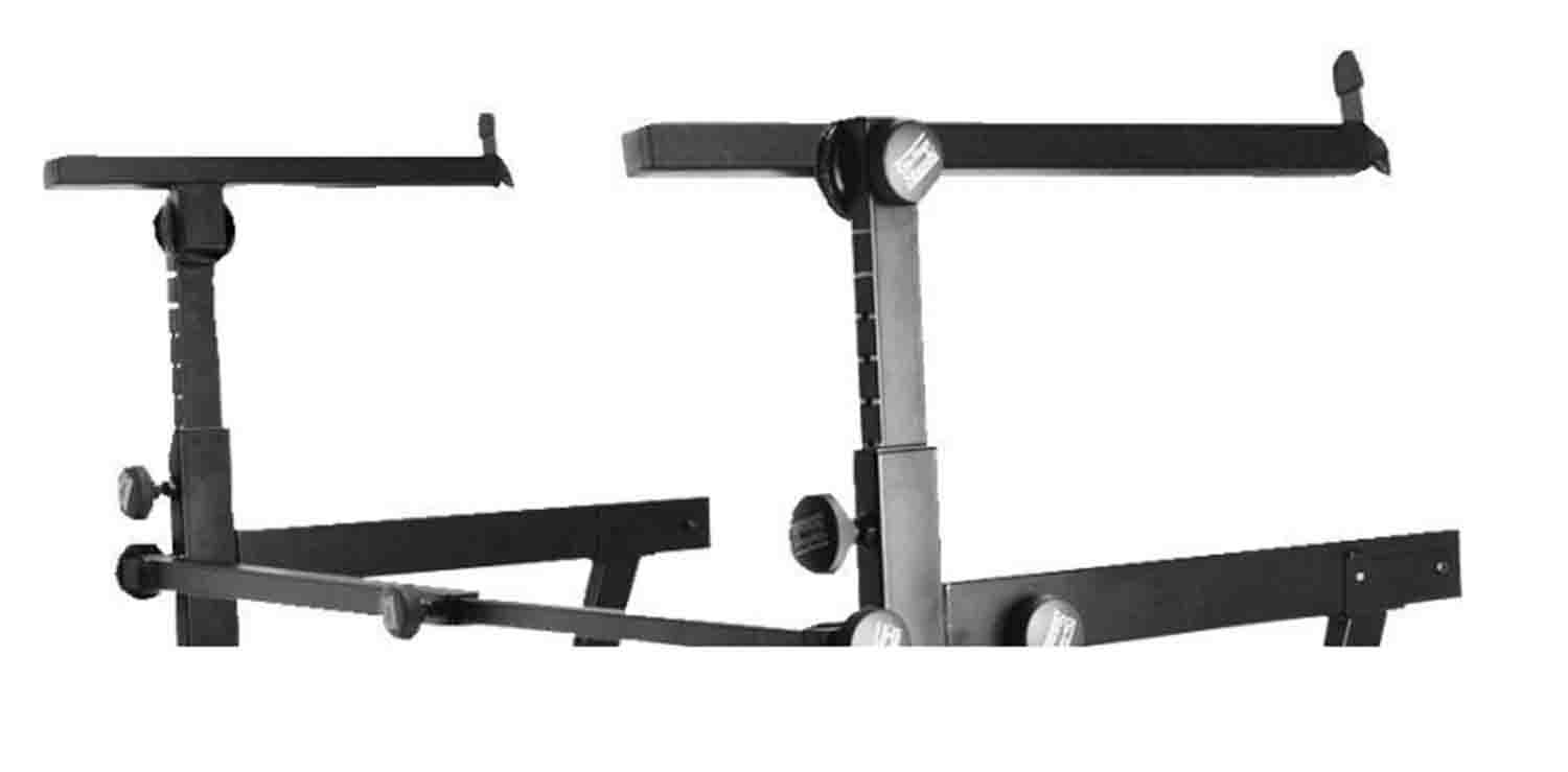 On Stage KS7365EJ Folding-Z Keyboard Stand with Second Tier - Hollywood DJ