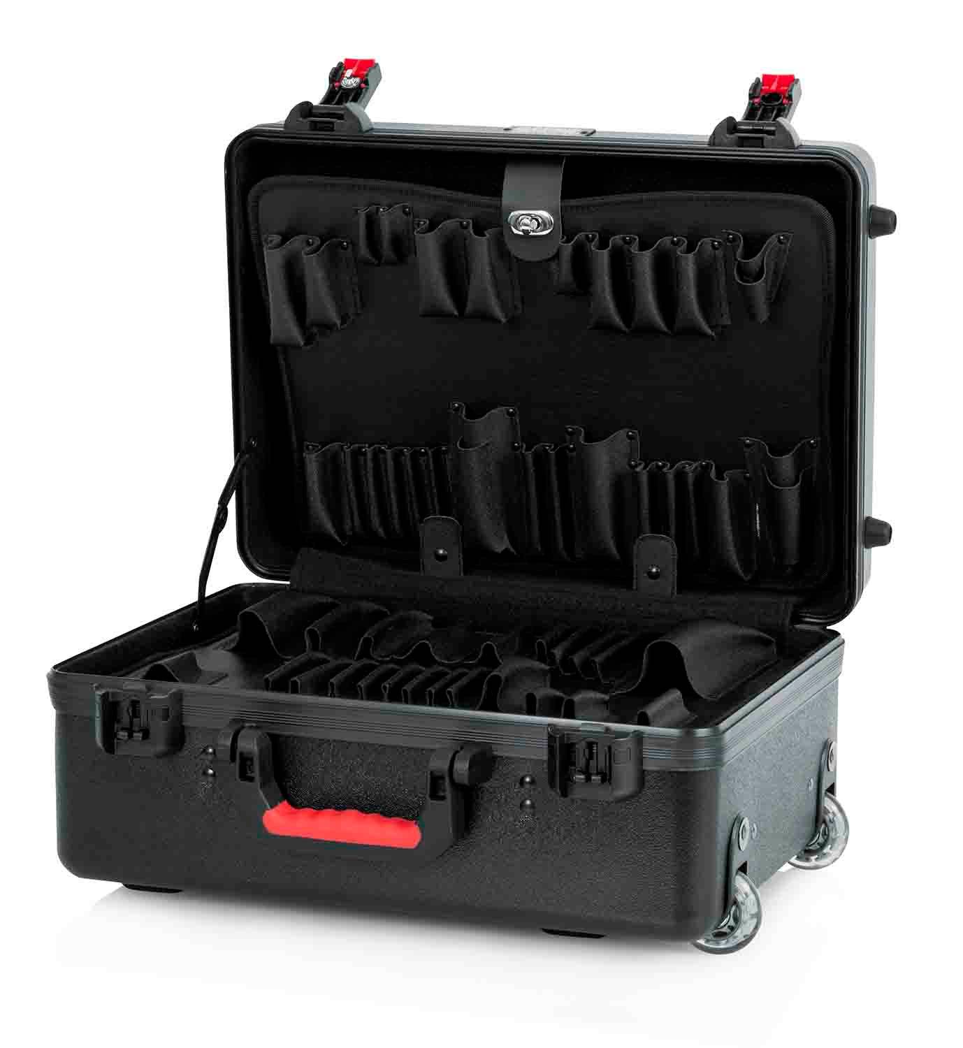 Gator Cases GTSA-UTLPLT1813 Polyethylene Utility Case with 2 Tool Pallet Trays - 18″x13″x7″ - Hollywood DJ