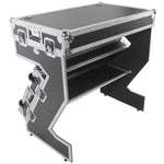 ProX XS-ZTABLE JR, Portable DJ Workstation & Flight Case Table With Wheels - Hollywood DJ