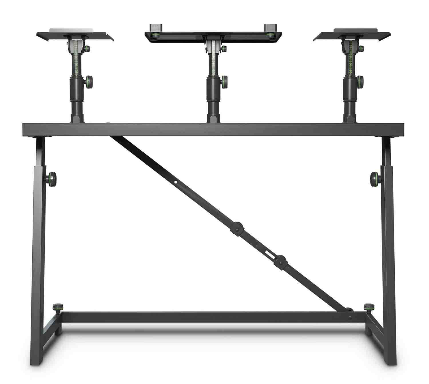 B-Stock: Gravity FDJT 01 DJ Desk with Adjustable Loudspeaker and Laptop Trays by GRAVITY STANDS