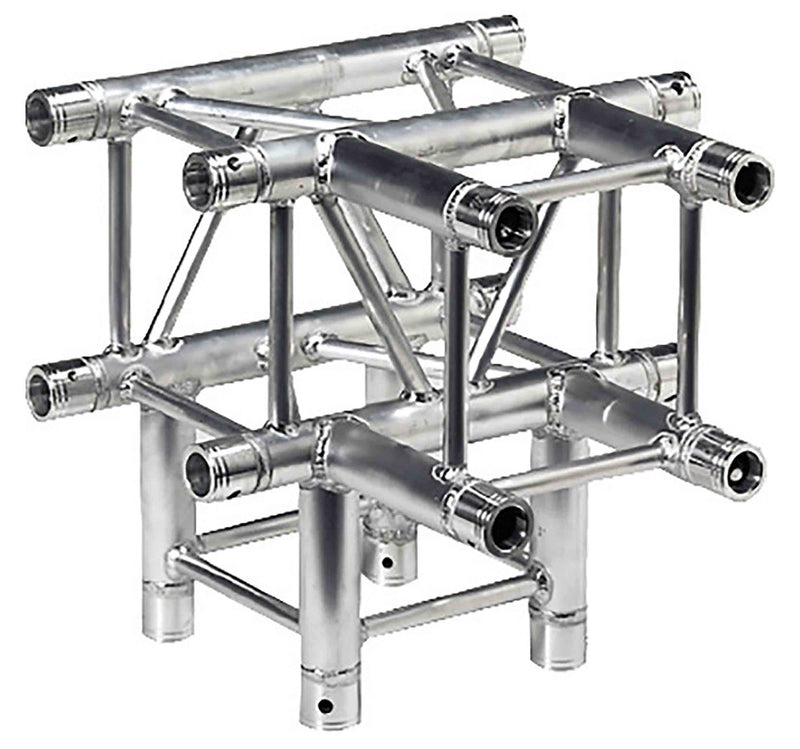 Global Truss SQ-4130, Four Way T-Junction for F34 Square Truss - Hollywood DJ