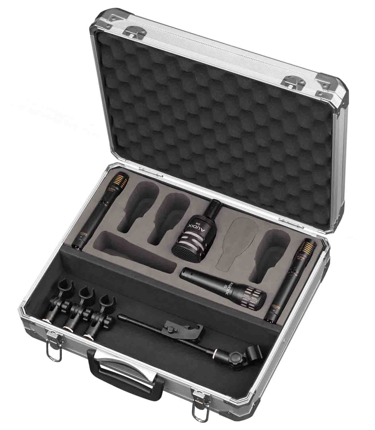 Audix DPQUAD 4-Piece Drum Microphone Package - Hollywood DJ