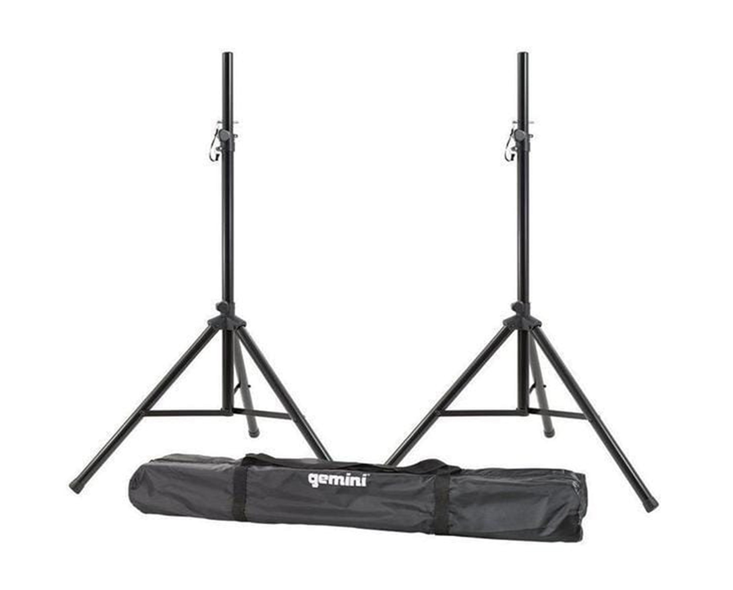 Gemini Sound ST-Pack, 2-Tripod Speaker Stands with Carry Bag - Hollywood DJ