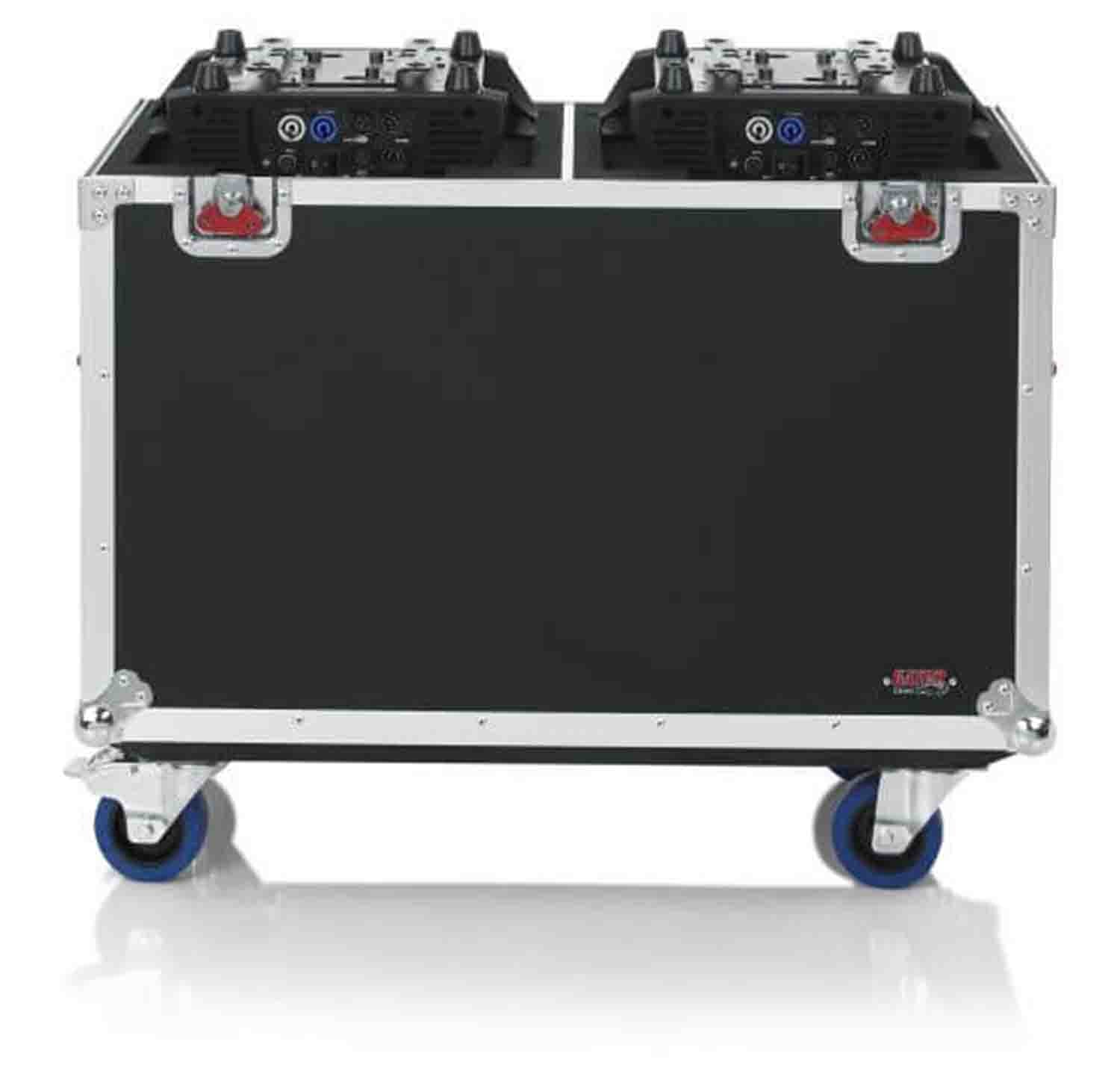 Gator GTOURMH250 Flight Case for two 250-style Moving Head Lights - Hollywood DJ