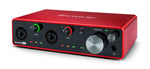 Focusrite Scarlett 4i4 3rd Gen 4x4 USB Audio/MIDI Interface - Hollywood DJ
