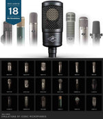 Antelope Audio Edge Solo Large Diaphragm Condenser Modeling XLR Microphone - Hollywood DJ