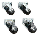 JBL WK-4S, Caster Set Of 4 Swivel Casters by JBL