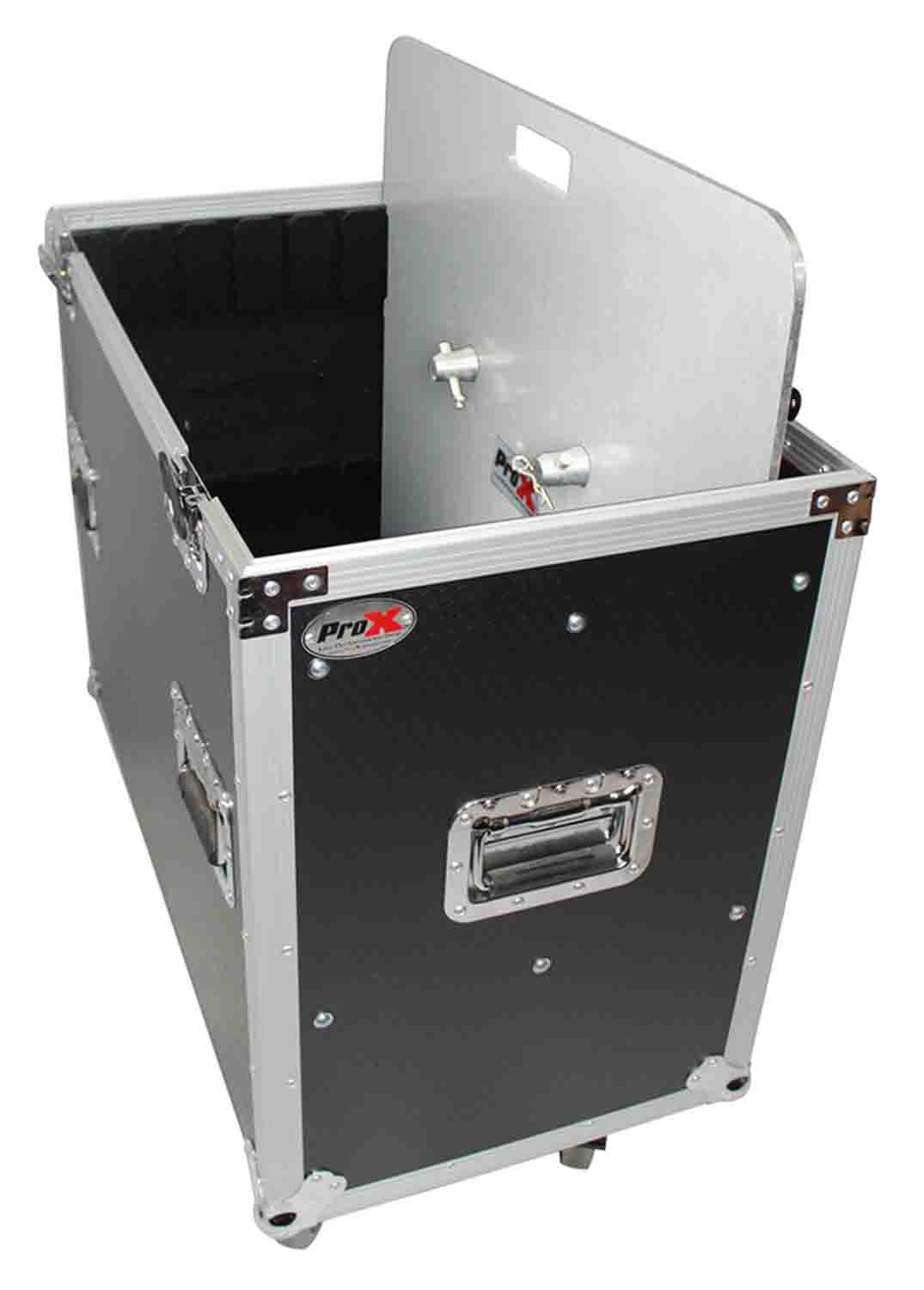 ProX XS-6XBP3030 Flight Road Case Holds 6 Pieces 30" x 30" Aluminum Base Plate - Hollywood DJ
