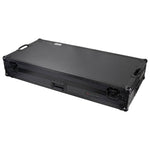 Odyssey FZGSLBM12WRBL Black Low Profile 12″ Format DJ Mixer and Two Battle Position Turntables Flight Coffin Case with Wheels and Glide Platform - Hollywood DJ