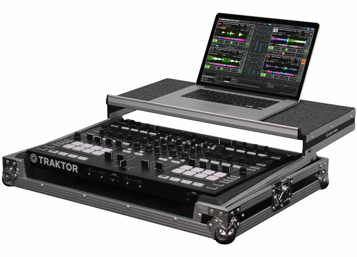 Open Box: Odyssey FZGSTKS8 Flight Case with Glide Platform For Native Instruments Traktor Kontrol S8 - Hollywood DJ