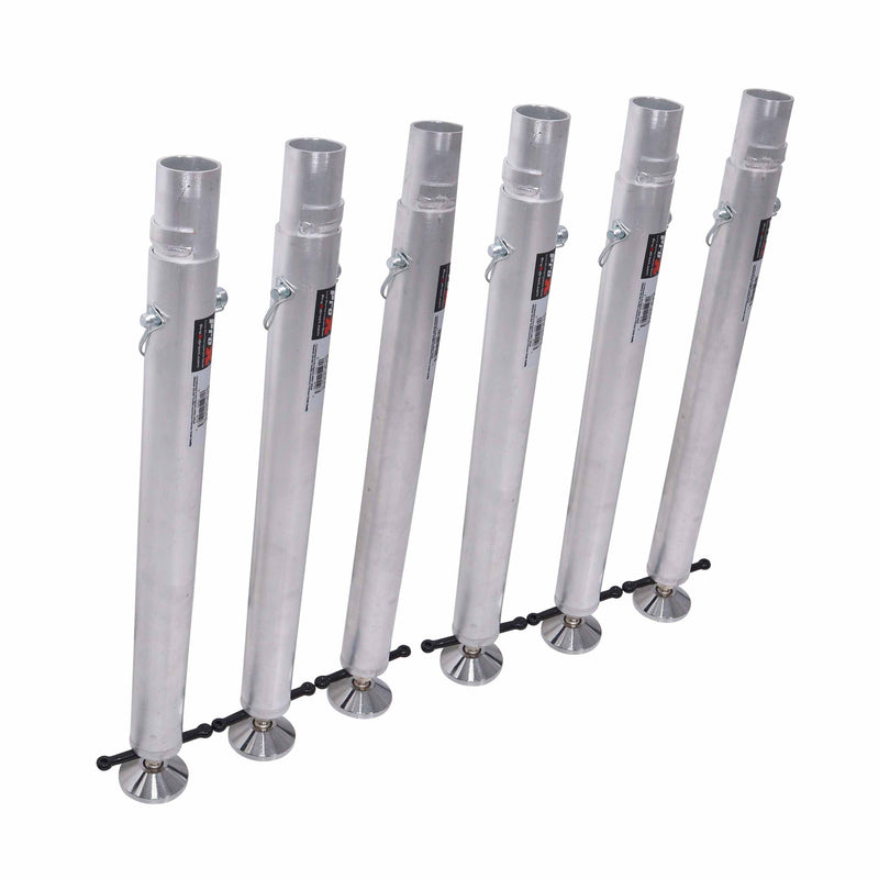 ProX XSQ-2848X6, Set of Six StageQ Platform Telescoping Legs 28-to-48-Inch Height Adjustable Legs Only by ProX Cases