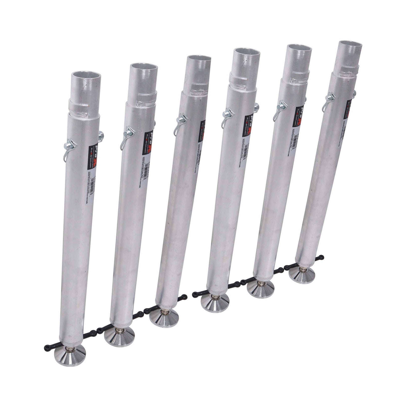 ProX XSQ-2848X6, Set of Six StageQ Platform Telescoping Legs 28-to-48-Inch Height Adjustable Legs Only by ProX Cases