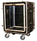 Gator Cases G-SHOCK-12L, 12U Shock Rack with Rubber Shock Suspension - Hollywood DJ