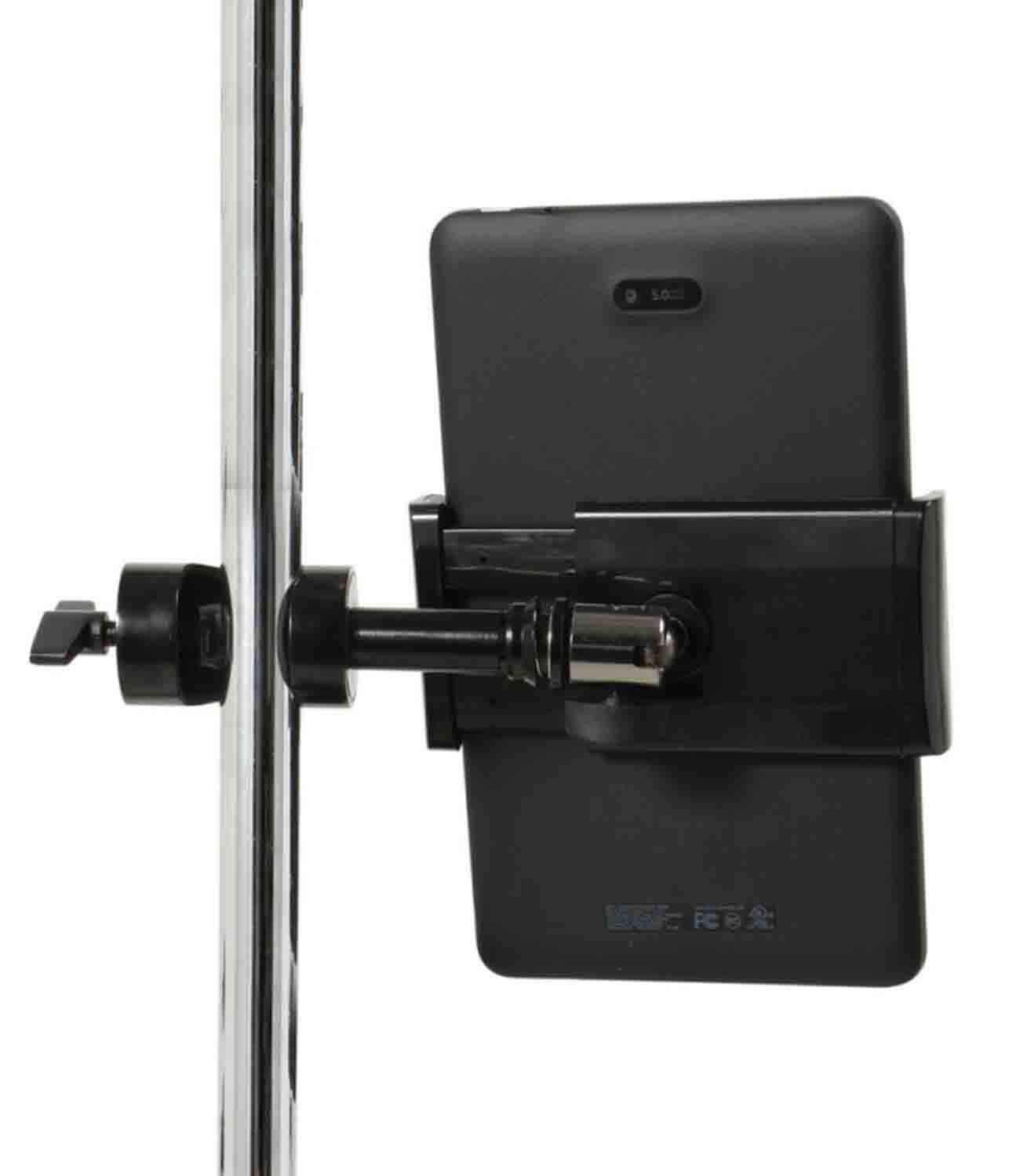OnStage TCM1901 Grip-On Universal Device Holder System with Round Clamp - Black - Hollywood DJ