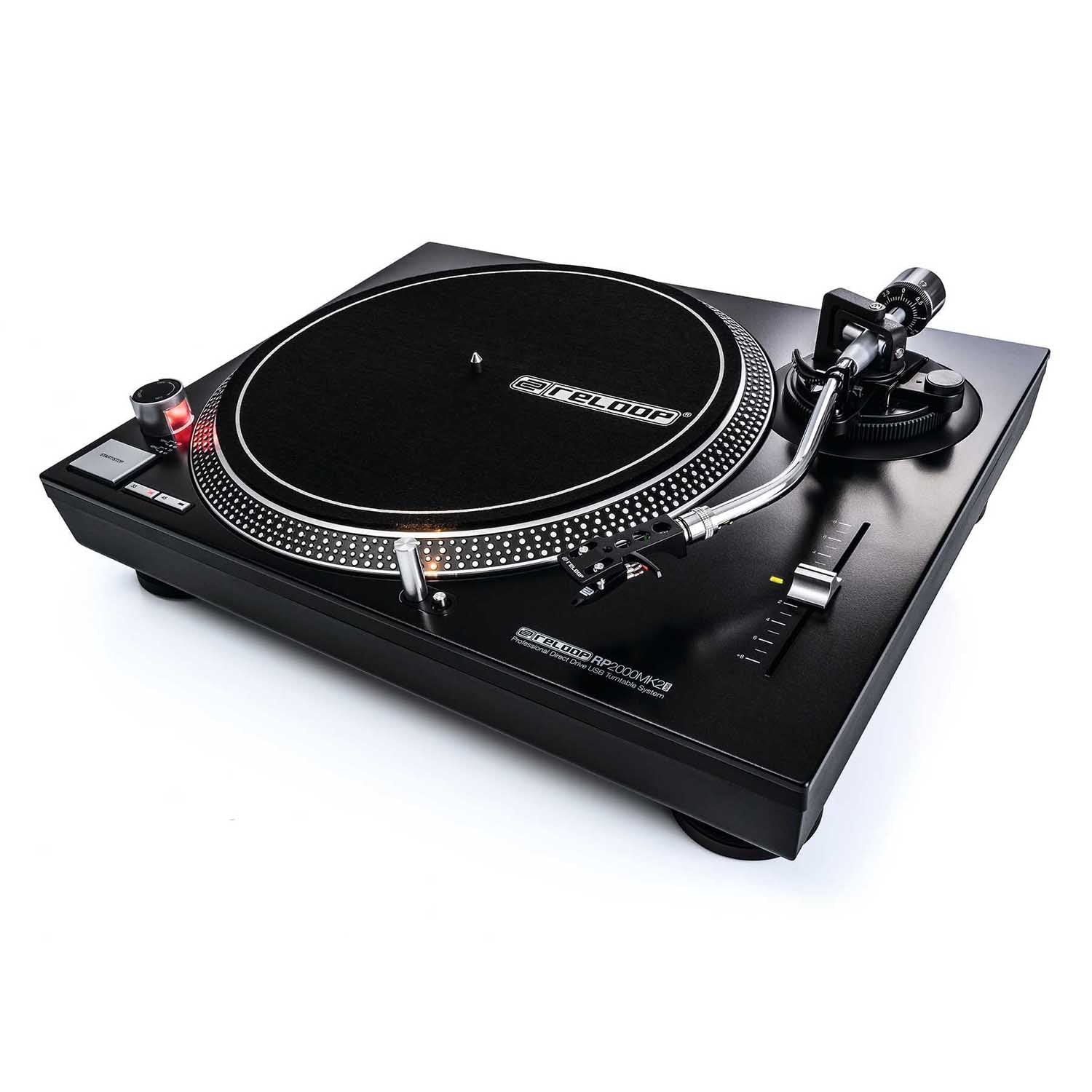 Reloop RP-2000 USB MK2 Professional Direct Drive USB Turntable System - Hollywood DJ