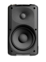 LD Systems DQOR 5 T B, 5" Two-Way Passive In/Out Door Installation Loudspeaker 16 Ohm, 70/100 V - Black, Pair - Hollywood DJ