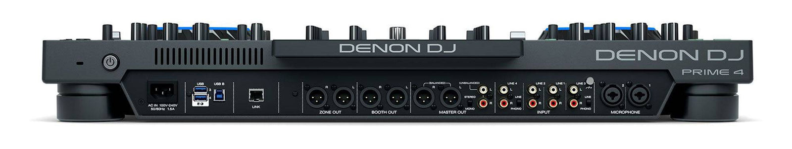 Denon DJ Prime4, 4-Deck Standalone DJ System with 10-inch Touchscreen - Hollywood DJ