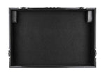 Odyssey FZGSPIDDJ8001BL Black Pioneer DDJ-800 Flight Case with Bottom 1U Rack Space and Glide Platform - Hollywood DJ
