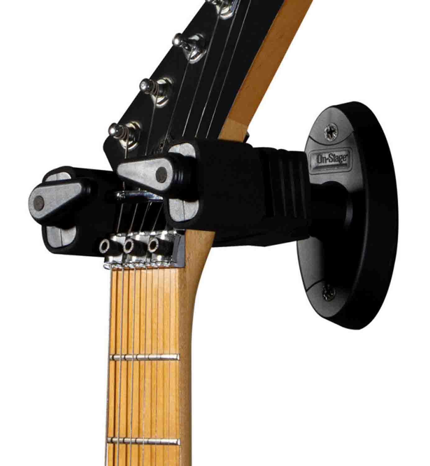 Onstage GS8130 Locking Guitar Hanger - Hollywood DJ