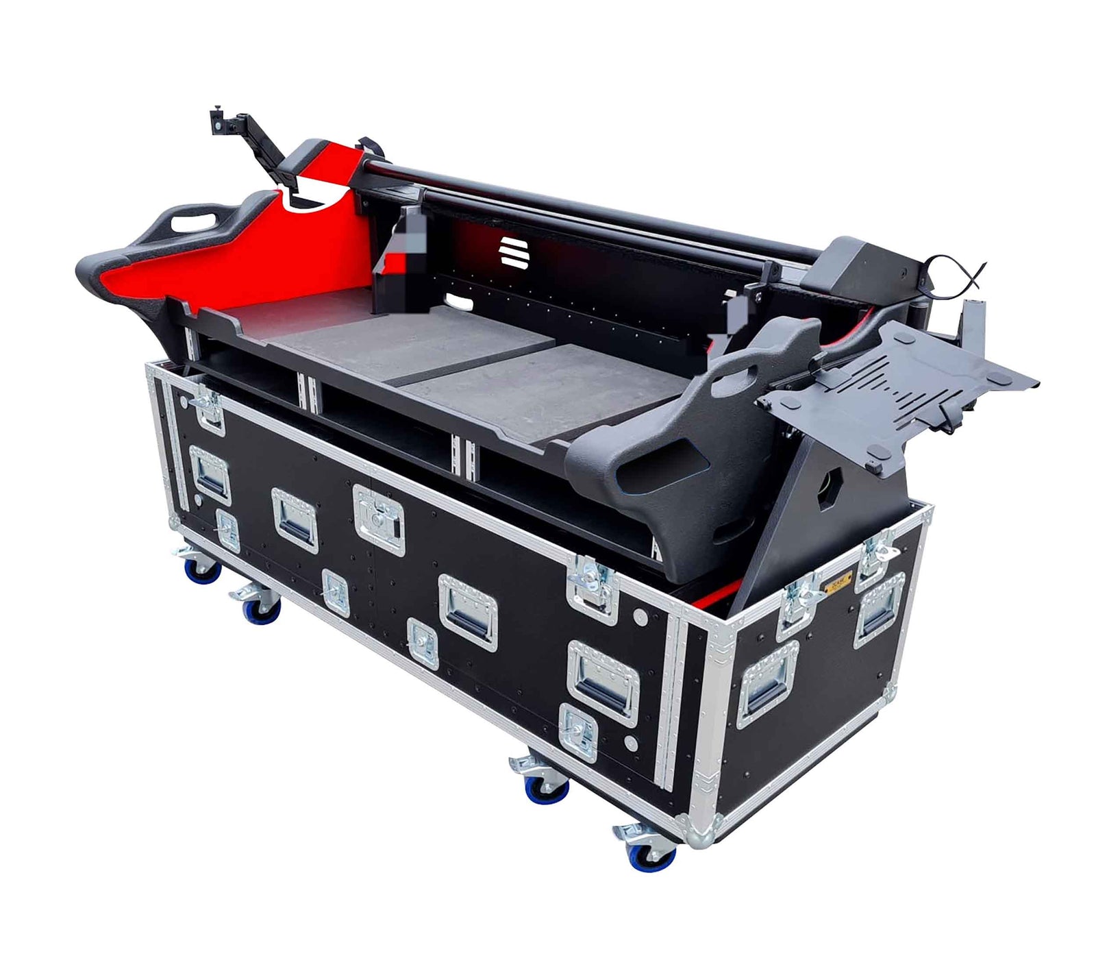 ProX XZF-DIGQ3382X1U, Flip-Ready Hydraulic Console Easy Retracting Flight Case for DiGiCo Quantum 338 by ProX Cases