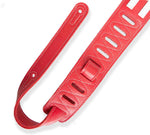 Levy's Leathers MGFUSA-RWB 2″ Americana Fringe Guitar Straps in top Grain Leather - Hollywood DJ