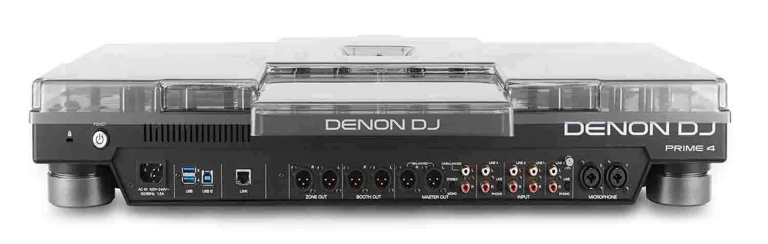 Decksaver DS-PC-PRIME4 Protection Cover For Denon Prime 4 DJ Controller - Hollywood DJ
