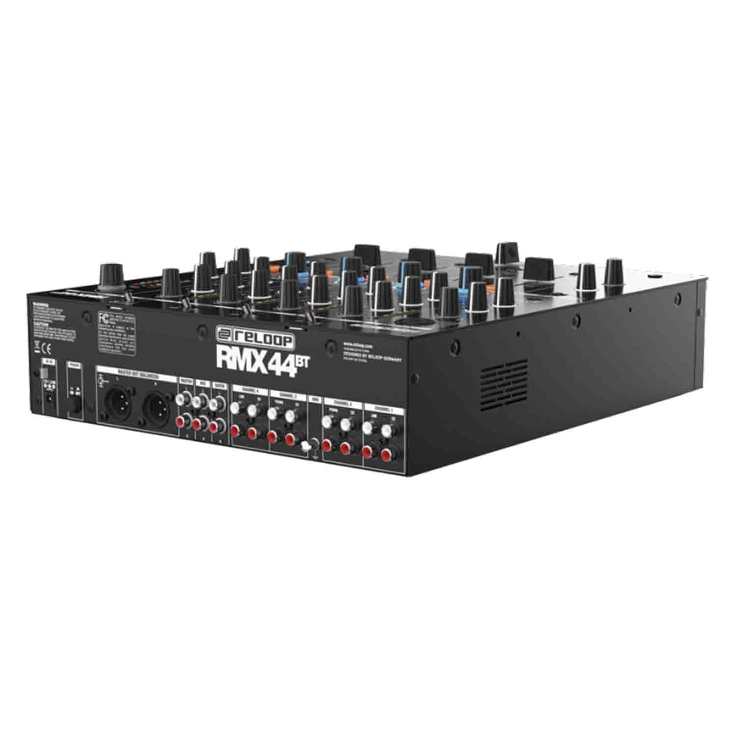 Reloop RMX-44BT 4-Channel Bluetooth Club DJ Mixer - Hollywood DJ