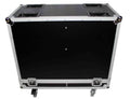 ProX X-RCF-TT25-AX2W Flight Case for Two RCF-TT25-A II High Definition Two-Way Speakers with 4 Inch Wheels - Hollywood DJ