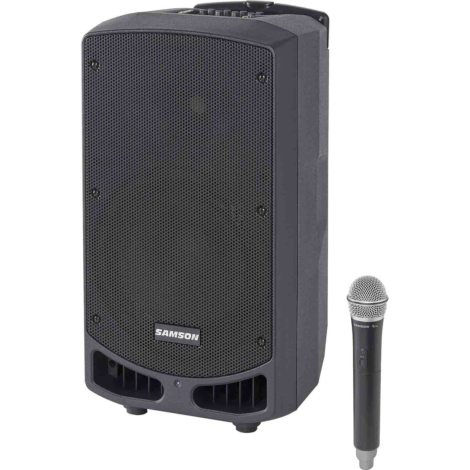 Samson SAXP310W-K Portable PA System with Wireless Microphone - K: 470 to 494 MHz - Hollywood DJ