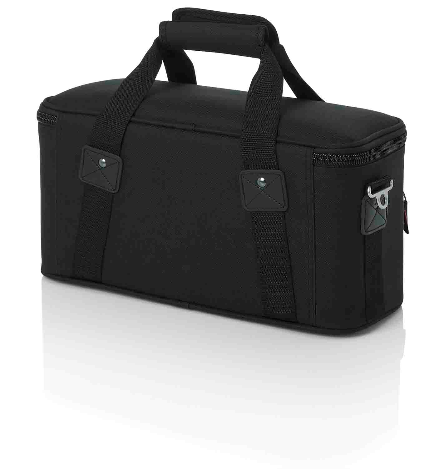 Gator Cases GM-12B DJ Bag for 12 Microphones with Exterior Pockets for Cables - Hollywood DJ