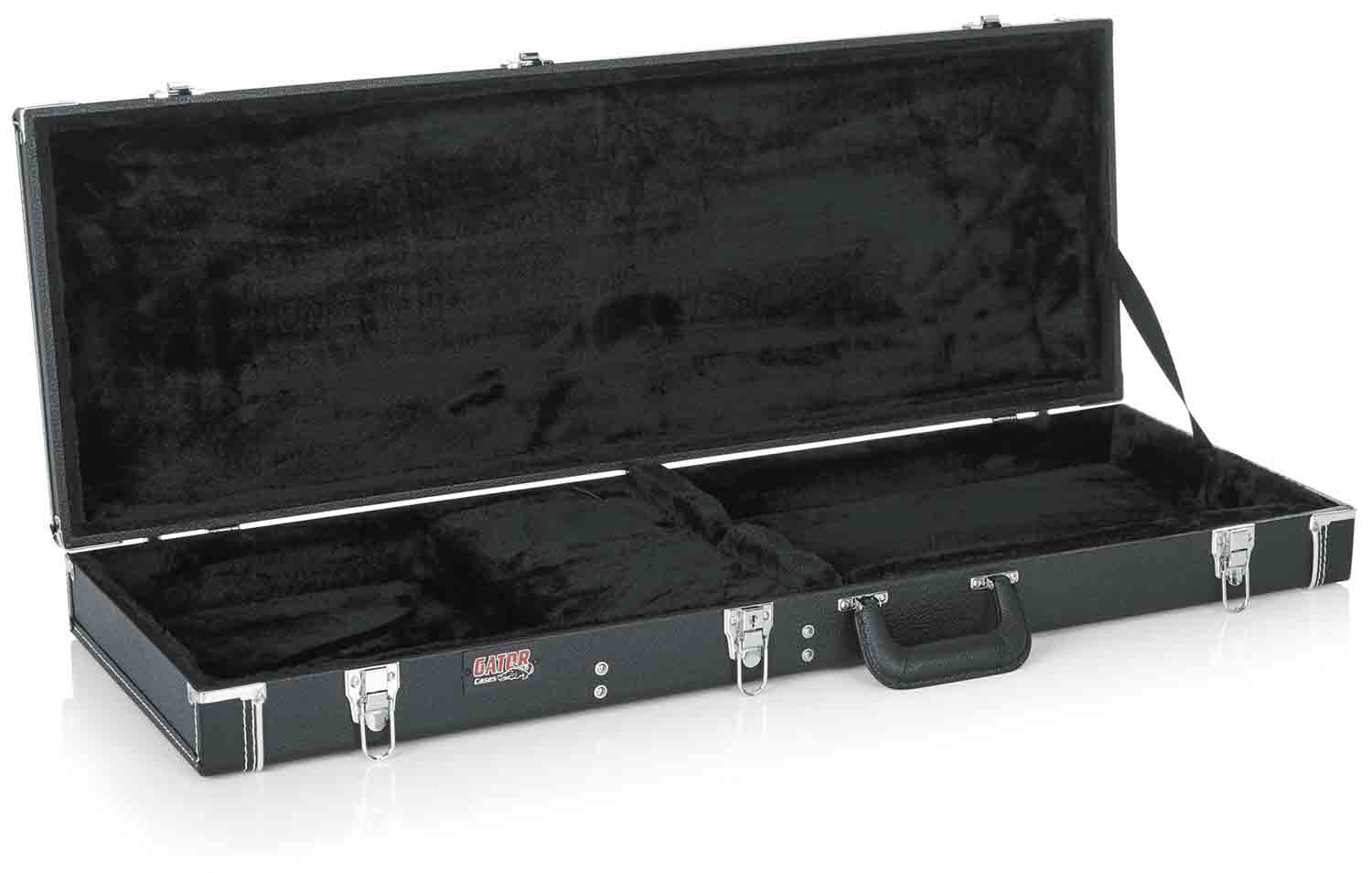 Gator Cases GW-ELECTRIC Deluxe Wood Case for Electric Guitars - Black - Hollywood DJ