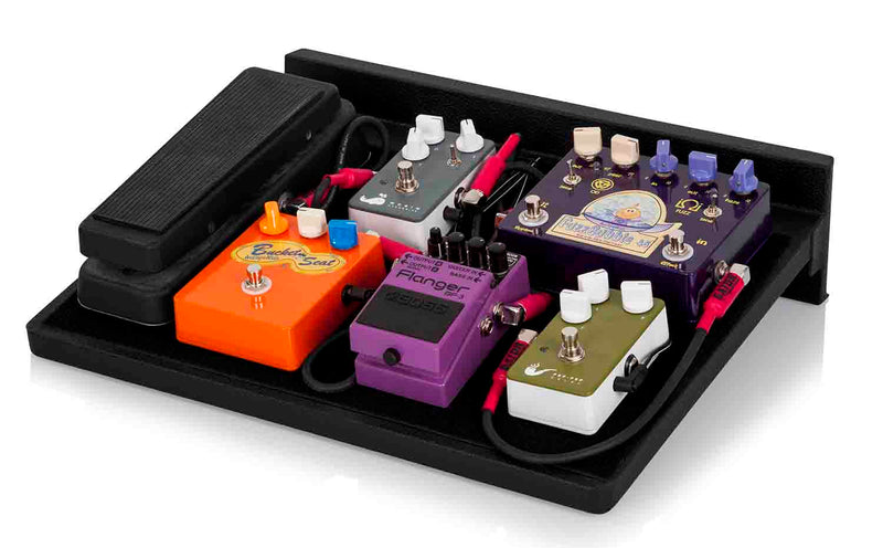 Gator Cases GPT-BLACK Guitar Pedal Board with Nylon Carry Bag - Black - Hollywood DJ