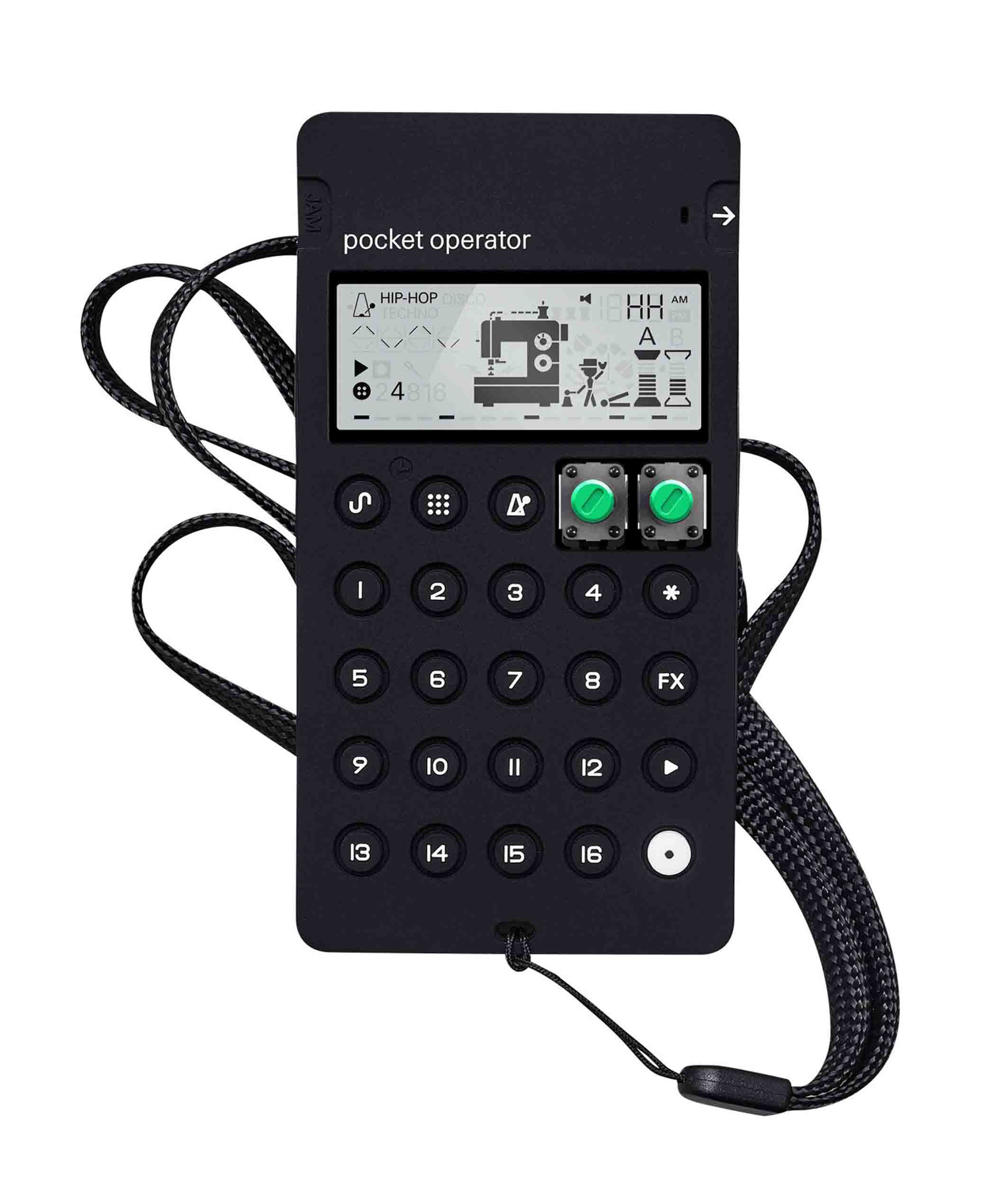 Teenage Engineering CA-X Black Silicone Pro Case for Pocket Operator Series - Hollywood DJ