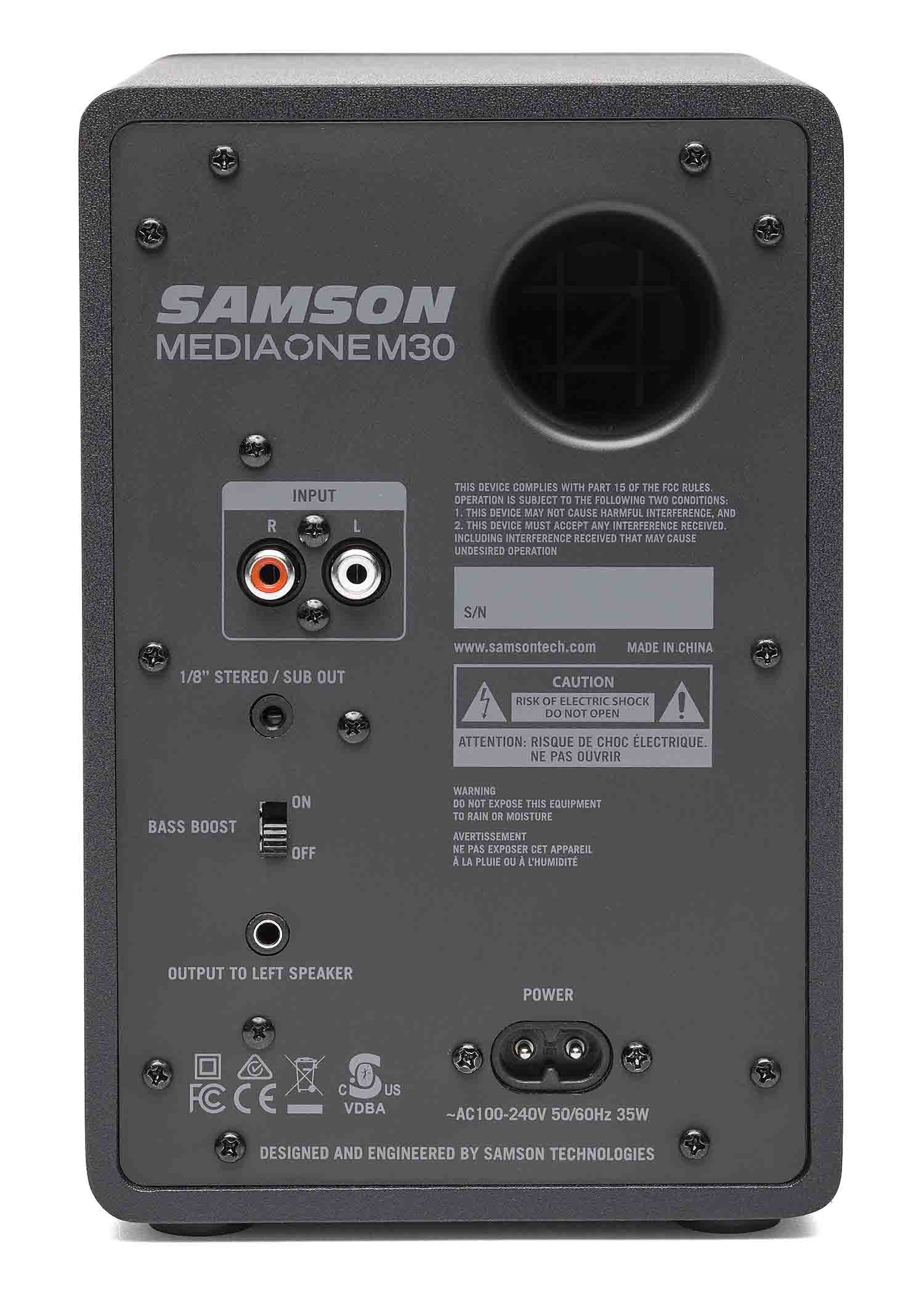 Samson Resolv Media One M30 Powered Studio Monitors - Hollywood DJ
