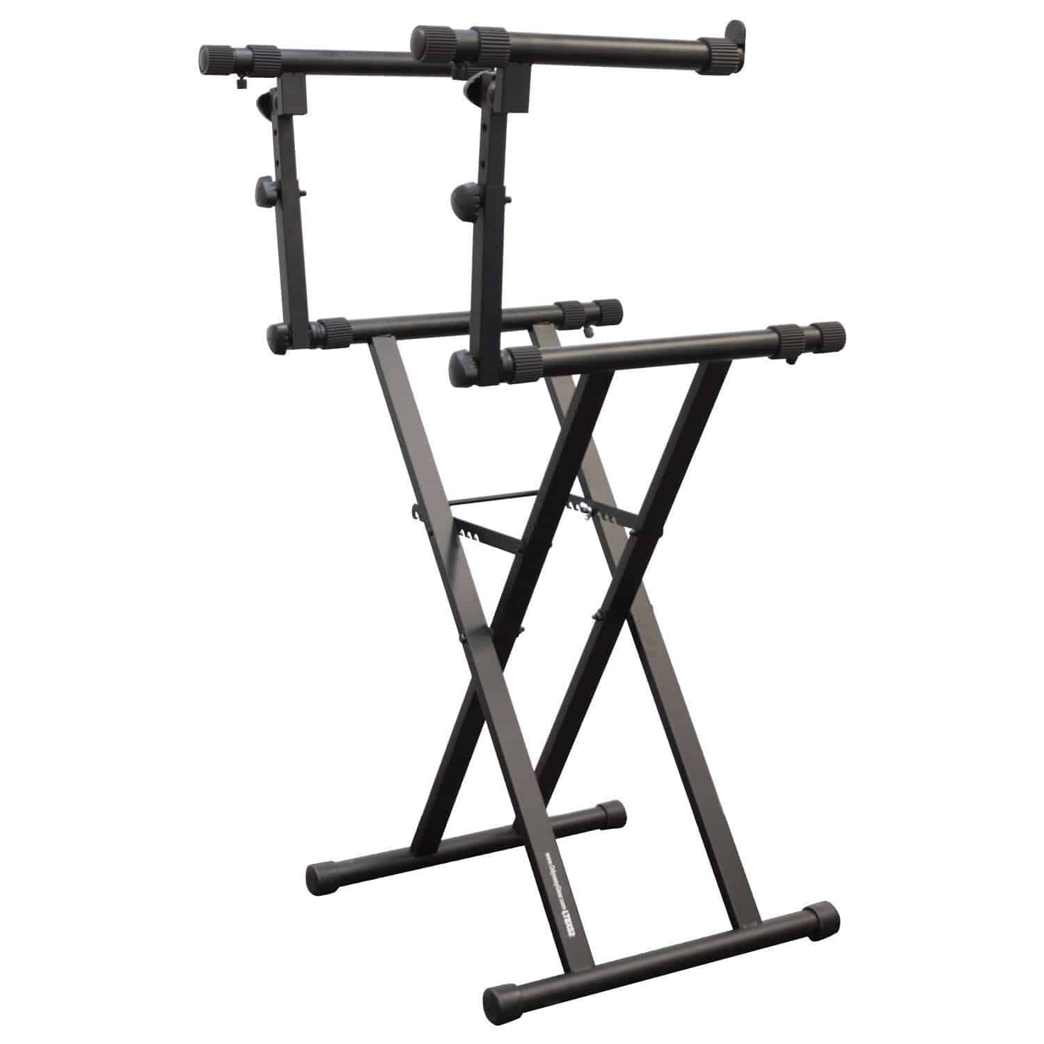 Odyssey LTBXS2, Two Tier X-Stand For DJ Coffins and Controller Cases - Black - Hollywood DJ