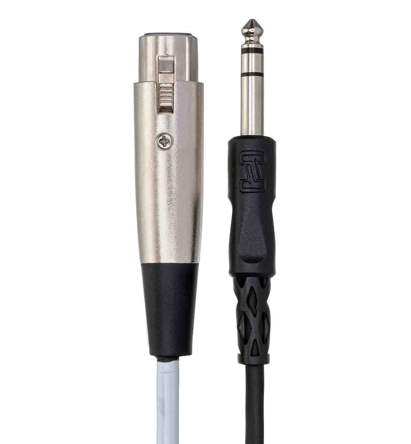 Hosa STX-120F, XLR3F to 1/4" TRS Balanced Interconnect Cable - 20 Feet - Hollywood DJ