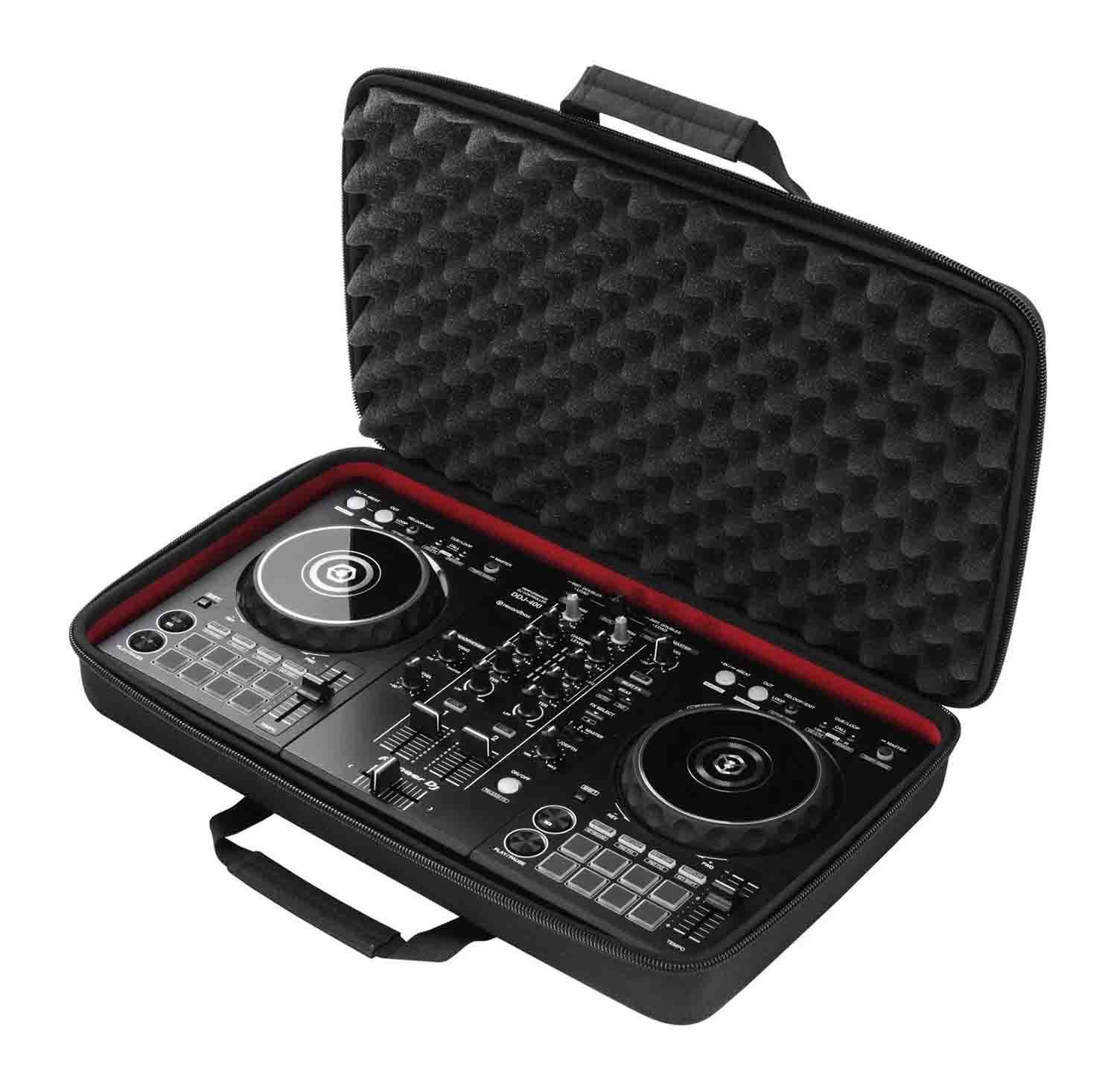 Pioneer DDJ-FLX4, 2- Channel Controller for Rekordbox and Serato DJ Lite Package with Case - Hollywood DJ