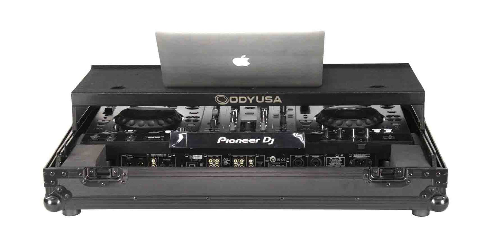 Odyssey FZGSPIXDJRX3WBL Black Label Glide Style Flight Case with Wheels for Pioneer XDJ-RX3 - Hollywood DJ