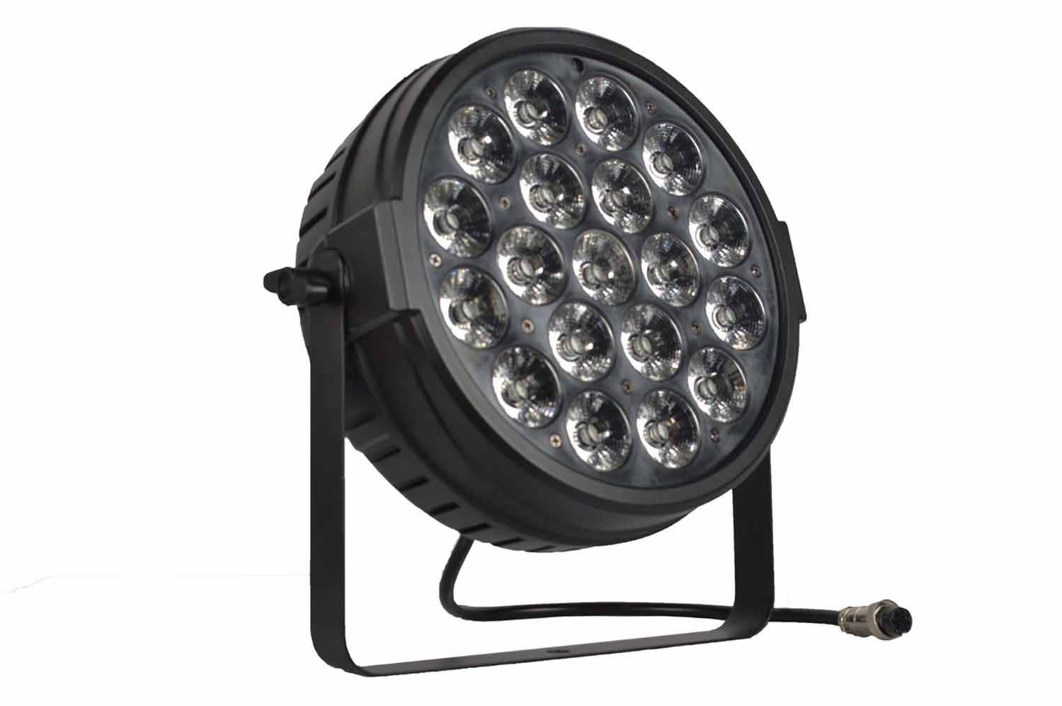 JMAZ Versa Flex Par QUAD19 LED Par featuring 19 QUAD (RGBW) 10W LEDS - Pair - Hollywood DJ