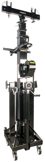 Chuavet Trusst CTCS60, 6 Meters Crank Up Tower Stand With T-Bar Adaptor - Hollywood DJ