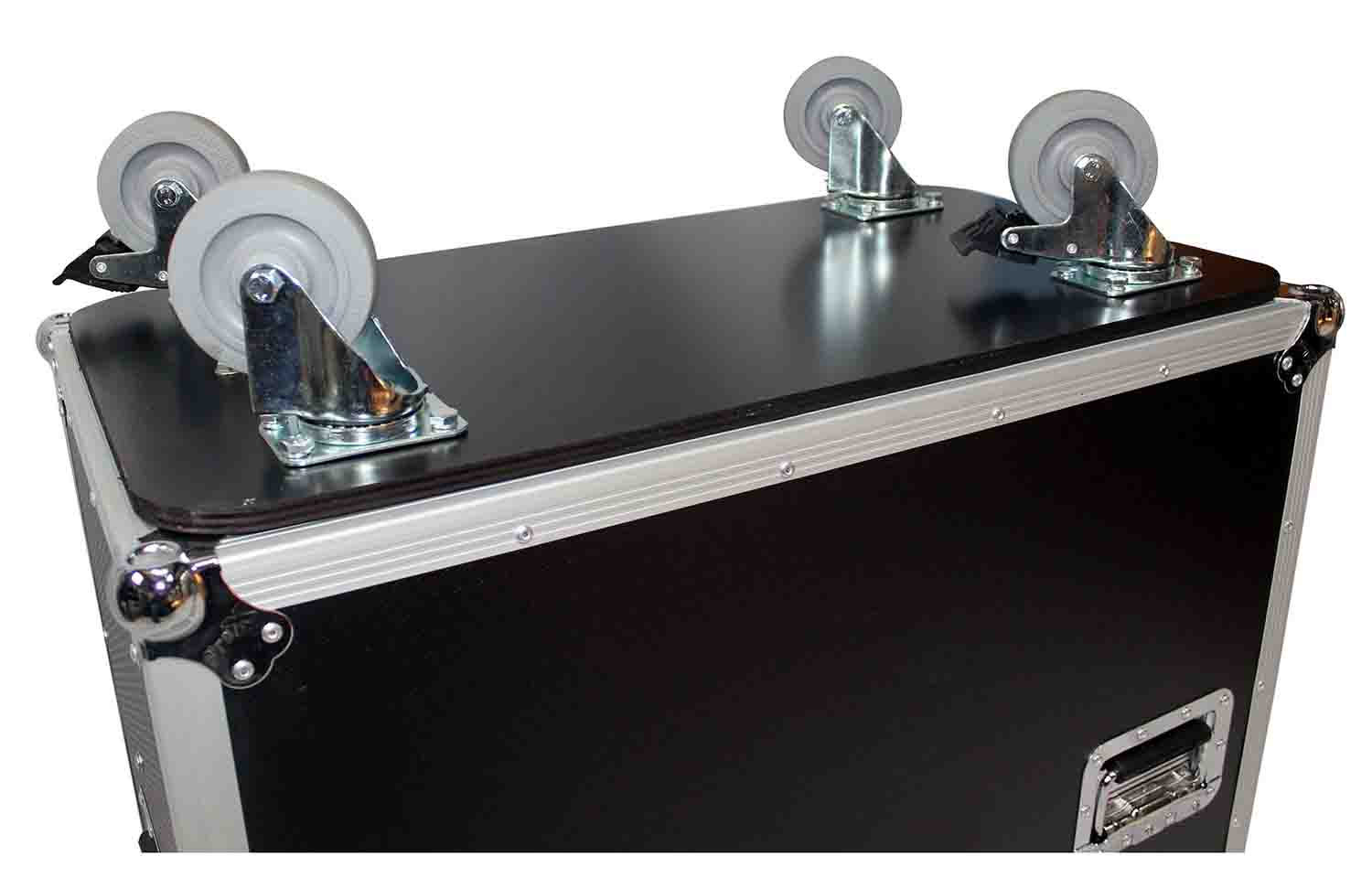 ProX XS-6XBP3030 Flight Road Case Holds 6 Pieces 30" x 30" Aluminum Base Plate - Hollywood DJ