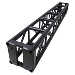 ProX XT-BT1208 BLK, 3mm Wall BoltX Black Bolted 12 Inch Professional Box Truss Segment - 8 Feet - Hollywood DJ