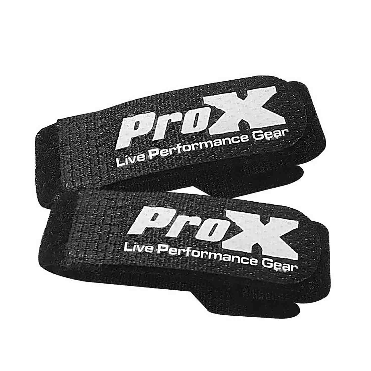 ProX XC-T10 Cable Tie Hook and Loop Velcro - 10 Pack - Hollywood DJ