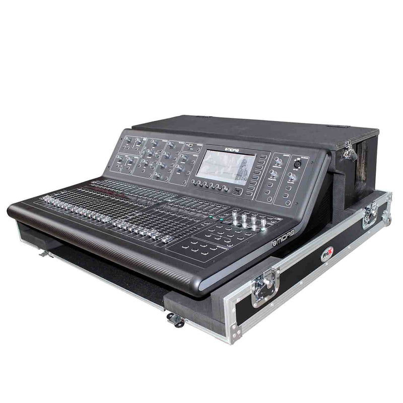 ProX XS-MIDM32DHW DJ Flight Case For Midas M32 Console with Doghouse and Wheels - Hollywood DJ
