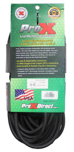 Prox XC-SS50 SpeakOn to SpeakOn 12AWG High Performance Speaker Cable - 50 Feet - Hollywood DJ