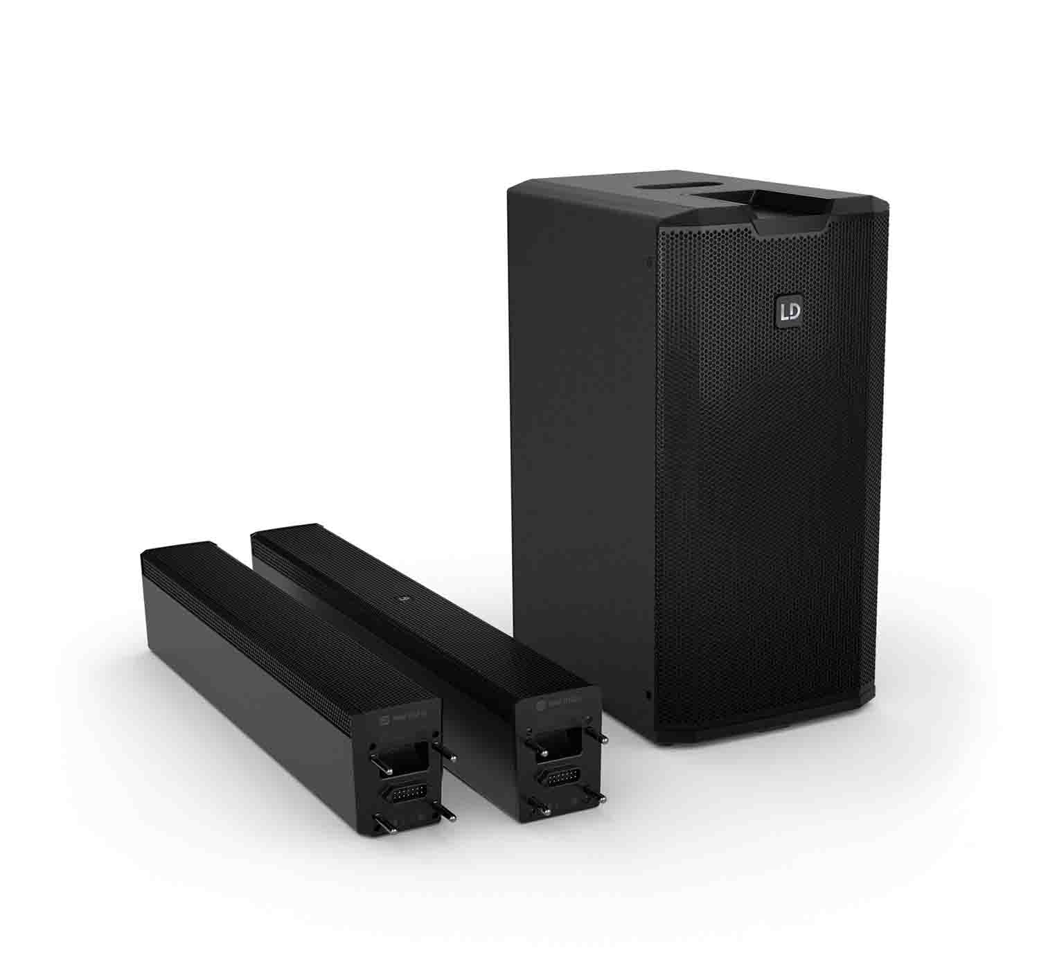 LD System MAUI 11 G3, Portable Cardioid Powered Column PA System - Black - Hollywood DJ