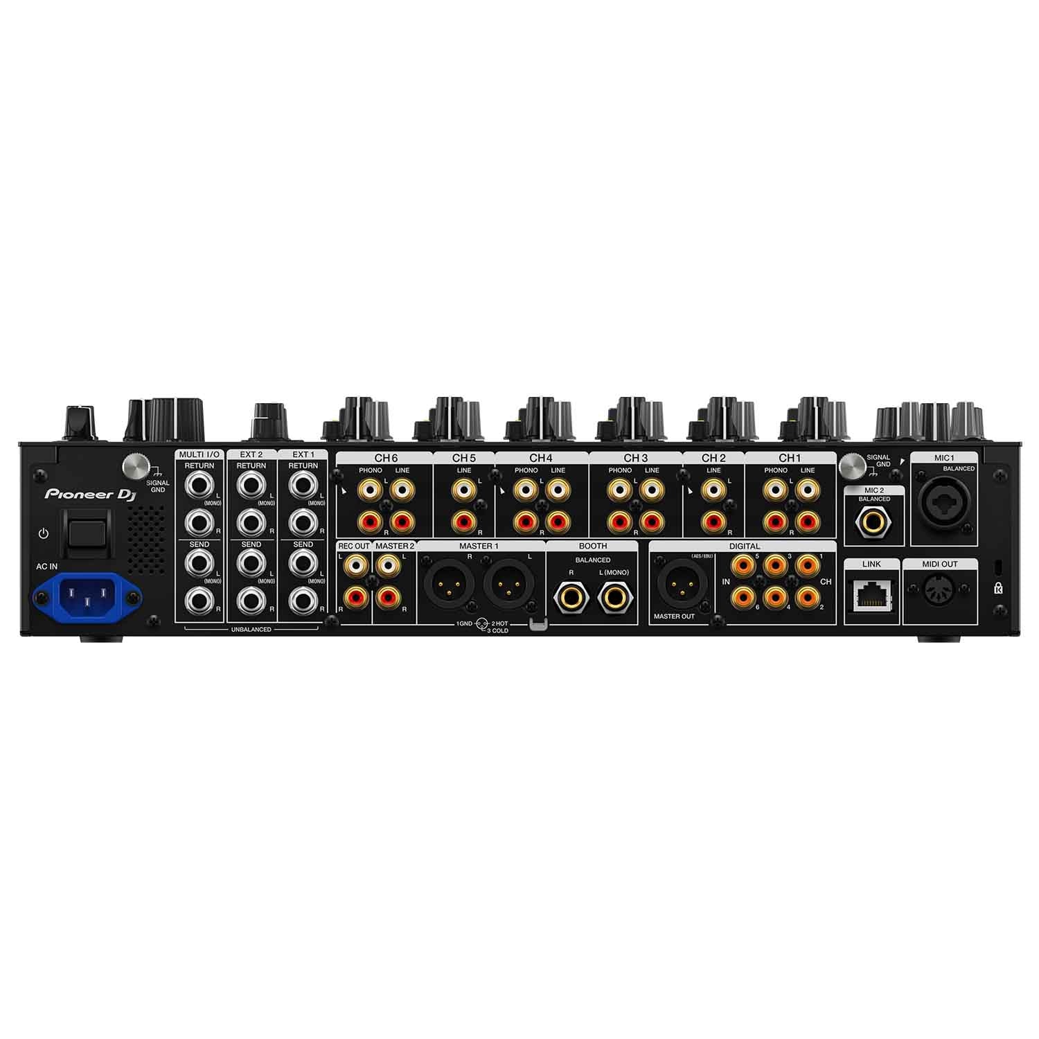Pioneer DJ DJM-V10-LF, 6-Channel Professional DJ Mixer with Long Fader Pioneer DJ