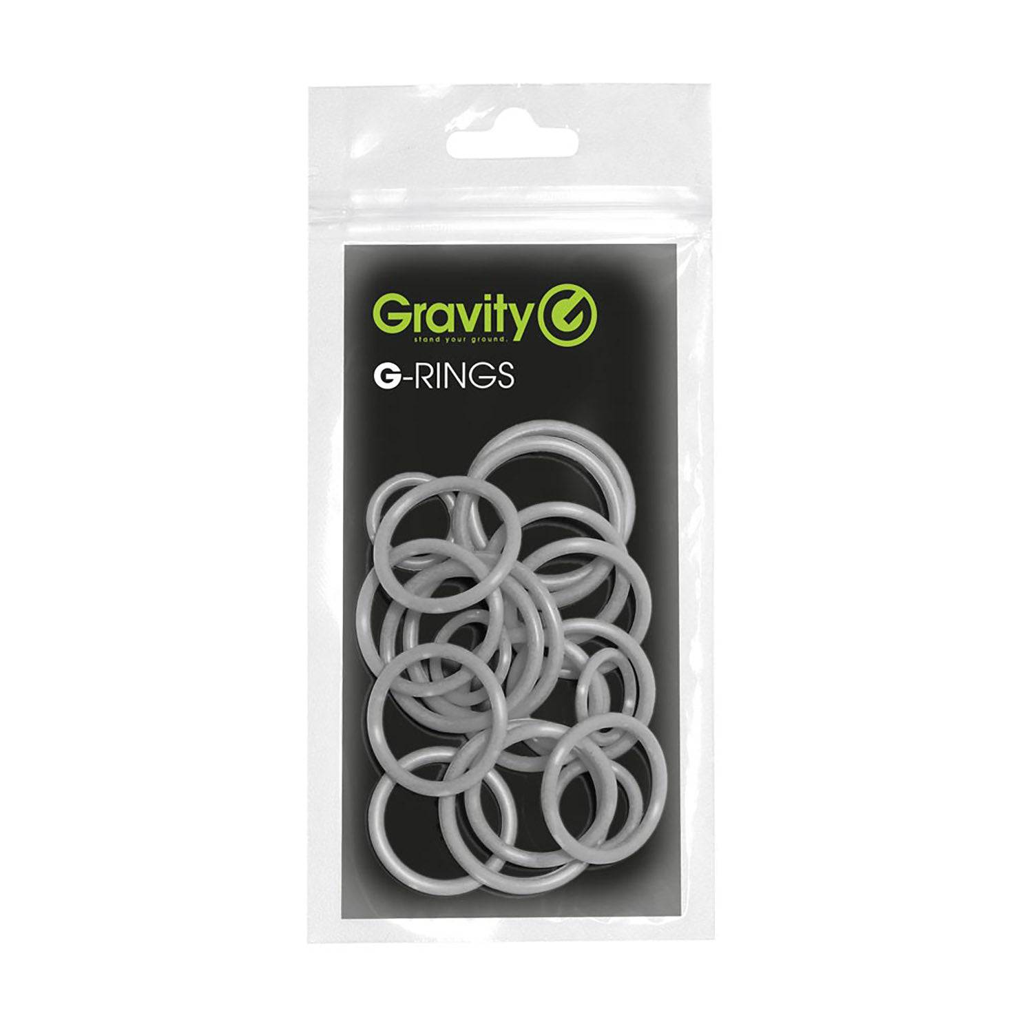 Gravity GRP5555GRY1 Universal Gravity Ring Pack, Concrete Grey - Hollywood DJ